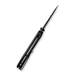 Sencut Hyrax Flipper & Thumb Stud Knife All Black G10 Handle Çakı