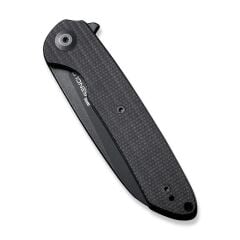 Sencut Kyril Flipper Knife Micarta Handle All Black Çakı