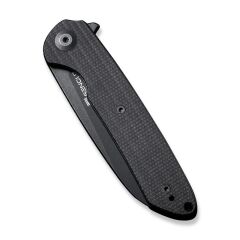 Sencut Kyril Flipper Knife Micarta Handle All Black Çakı
