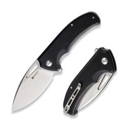Sencut Phantara Flipper & Thumb Hole Knife G10 Black Handle Çakı
