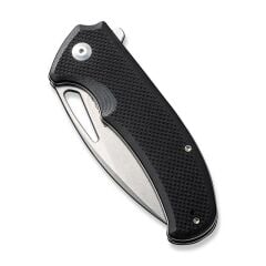 Sencut Phantara Flipper & Thumb Hole Knife G10 Black Handle Çakı