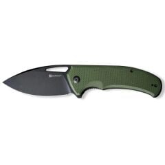 Sencut Phantara Flipper & Thumb Hole Knife G10 OD Green Black Blade Handle Çakı