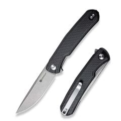 Sencut Scitus Flipper Knife Black G10 Handle Çakı