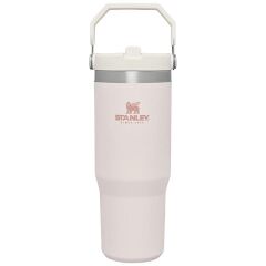 Stanley The IceFlow Flip Straw Pipetli Termos Bardak 0.89 Lt Açık Pembe