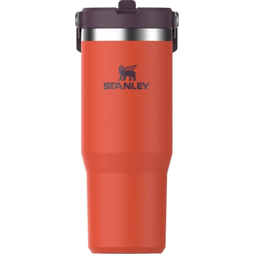 Stanley The IceFlow Flip Straw Pipetli Termos Bardak 0.89 Lt Turuncu