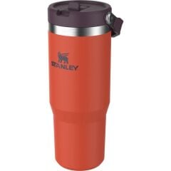Stanley The IceFlow Flip Straw Pipetli Termos Bardak 0.89 Lt Turuncu