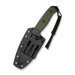 Sencut Toxodon Fixed Blade Knife G10 OD Green Handle Black Blade Bıçak