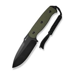 Sencut Toxodon Fixed Blade Knife G10 OD Green Handle Black Blade Bıçak