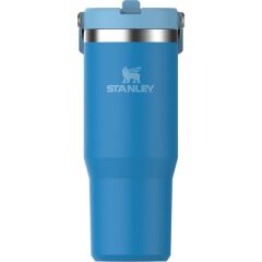 Stanley The IceFlow Flip Straw Pipetli Termos Bardak 0.89 Lt Gök Mavisi