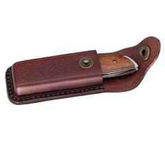 Fallkniven PHel Folding Knife Leather Sheath Deri Çakı Kılıf
