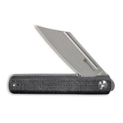 Sencut Bronte Front Flipper Knife  Micarta Black Handle Çakı