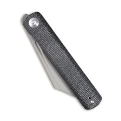 Sencut Bronte Front Flipper Knife  Micarta Black Handle Çakı