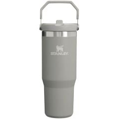 Stanley The IceFlow Flip Straw Pipetli Termos Bardak 0.89 Lt Kül
