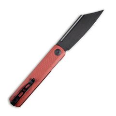 Sencut Bronte Front Flipper Knife Black Blade G10 Burgundy Handle Çakı
