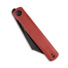 Sencut Bronte Front Flipper Knife Black Blade G10 Burgundy Handle Çakı