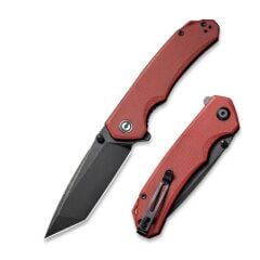Civivi Brazen Flipper & Thumb Stud Knife Burgund G10 Handle Çakı