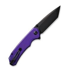 Civivi Brazen Flipper & Thumb Stud Knife Purple & Black G10 Handle Çakı