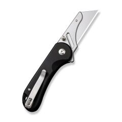 Civivi Elementum Utility Thumb Stud & Button Lock Knife Aluminum Black Handle Çakı