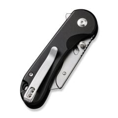 Civivi Elementum Utility Thumb Stud & Button Lock Knife Aluminum Black Handle Çakı
