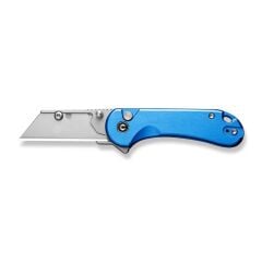 Civivi Elementum Utility Thumb Stud & Button Lock Knife Aluminum Blue Handle Çakı