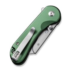 Civivi Elementum Utility Thumb Stud & Button Lock Knife Aluminum Green Handle Çakı