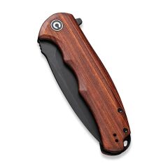 Civivi Praxis Flipper Knife Wood Handle Çakı
