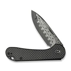 Civivi Elementum Slip Joint Knife Carbon Fiber Handle Damascus Twill Çakı