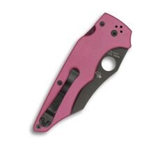 Spyderco Yojumbo Pink G-10 CPM S30V Black Blade PlainEdge Çakı