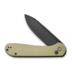 Civivi Button Lock Elementum Pocket Knife Micarta Handle Çakı