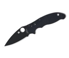 Spyderco Manix 2 Salt Black G-10 CPM Magnacut Black Blade PlainEdge Çakı
