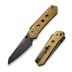 Civivi Vision FG Thumb Stud & Superlock Knife Amber & Black Ultem Handle Çakı