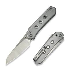 Civivi Vision FG Thumb Stud & Superlock Knife Lexan Gray Handle Çakı
