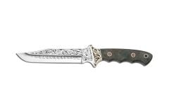 Bora 301 Tiger Stabilize Saplı Gravürlü Bıçak