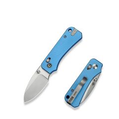 Civivi Baby Banter 2 Thumb Stud & Crossbar Lock Knife Blue Aluminum Handle Çakı