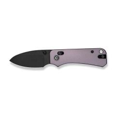 Civivi Baby Banter 2 Thumb Stud & Crossbar Lock Knife Purple Aluminum Handle Black Stonewashed Çakı