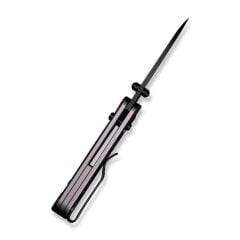 Civivi Baby Banter 2 Thumb Stud & Crossbar Lock Knife Purple Aluminum Handle Black Stonewashed Çakı