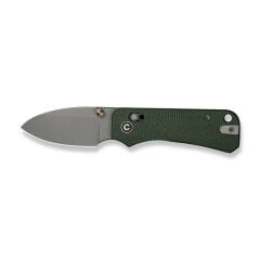 Civivi Baby Banter 2 Thumb Stud & Crossbar Lock Knife Green Micarta Handle Çakı