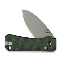 Civivi Baby Banter 2 Thumb Stud & Crossbar Lock Knife Green Micarta Handle Çakı