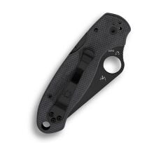 Spyderco Para 3 Black G-10 Black Blade PlainEdge Çakı