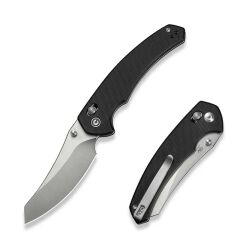 Civivi Sixgill Thumb Stud & Crossbar Lock Knife Black G10 Handle Çakı