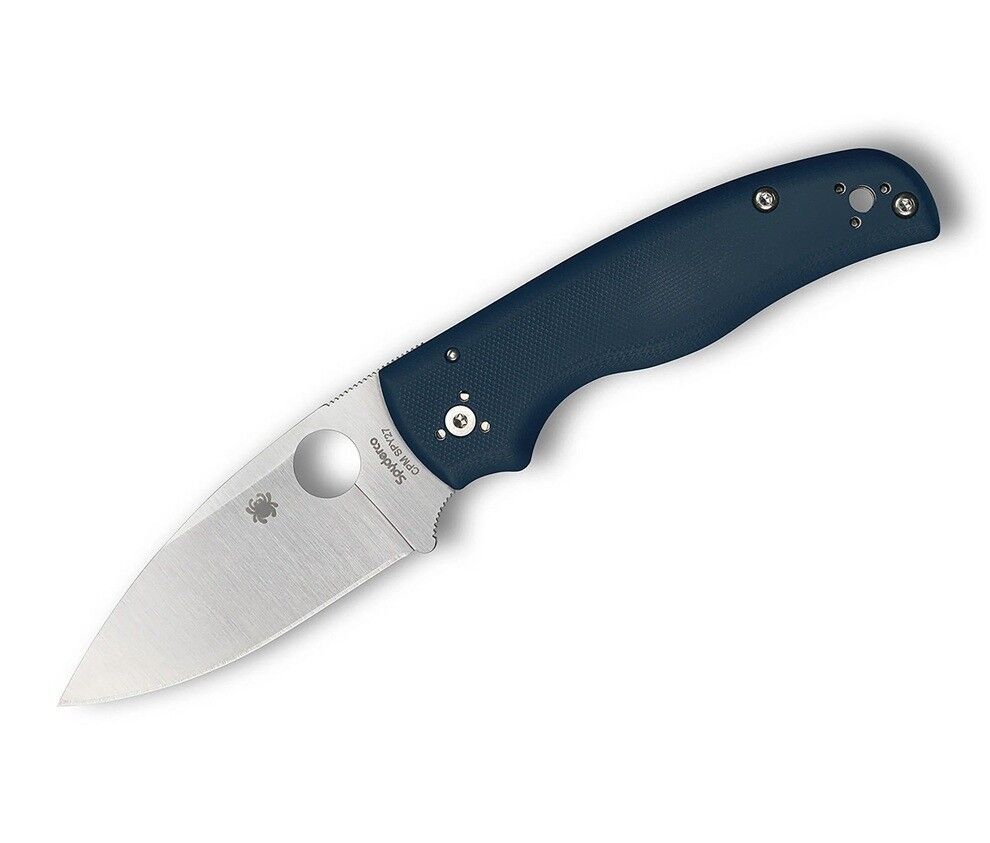 Spyderco Shaman Cobalt Blue G-10 CPM SPY27 PlainEdge Çakı