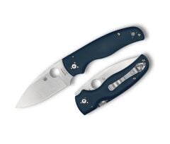 Spyderco Shaman Cobalt Blue G-10 CPM SPY27 PlainEdge Çakı