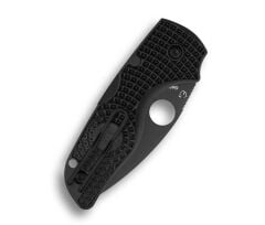 Spyderco Lil Native Black Lightweight Black Blade PlainEdge Çakı
