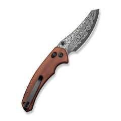 Civivi Sixgill Thumb Stud & Crossbar Lock Knife Damascus Wood Handle Çakı