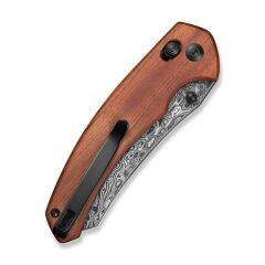 Civivi Sixgill Thumb Stud & Crossbar Lock Knife Damascus Wood Handle Çakı