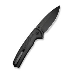 Civivi Sentinel Strike II Flipper & Thumb Stud & Button Lock Knife All Black Aluminum & FRN Handle Çakı