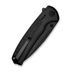 Civivi Sentinel Strike II Flipper & Thumb Stud & Button Lock Knife All Black Aluminum & FRN Handle Çakı