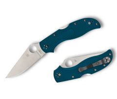 Spyderco Tretch 2 Blue Lightweight Straight Spine K390 PlainEdge Çakı