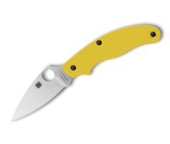 Spyderco UK Penknife Salt Yellow Lightweigt CPM Magnacut Leaf PlainEdge Çakı