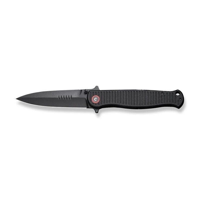 Civivi RS71 Flipper & Thumb Stud Knife All Black G10 Handle Çakı